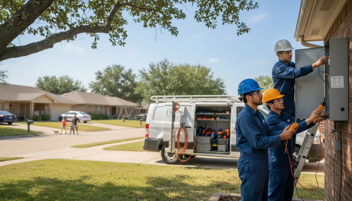 Certified electrician providing emergency electrical services in Minden City, MI